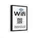 Semn cu Qr Code Wi-Fi